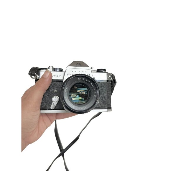 Asahi PENTAX SP Spotmatic Camera + Super Takumar 55mm f1.8 Lens From JAPAN - Picture 3 of 16